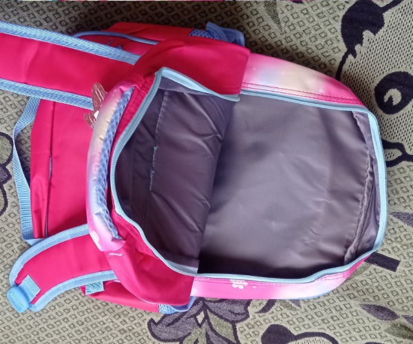 Mochila Labubu Luces Led Rosado 4